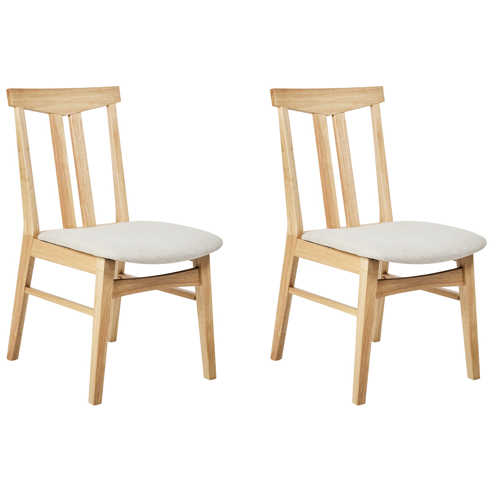 Ruokatuolisetti 2 kpl AVALON Puu Vaaleanbeige