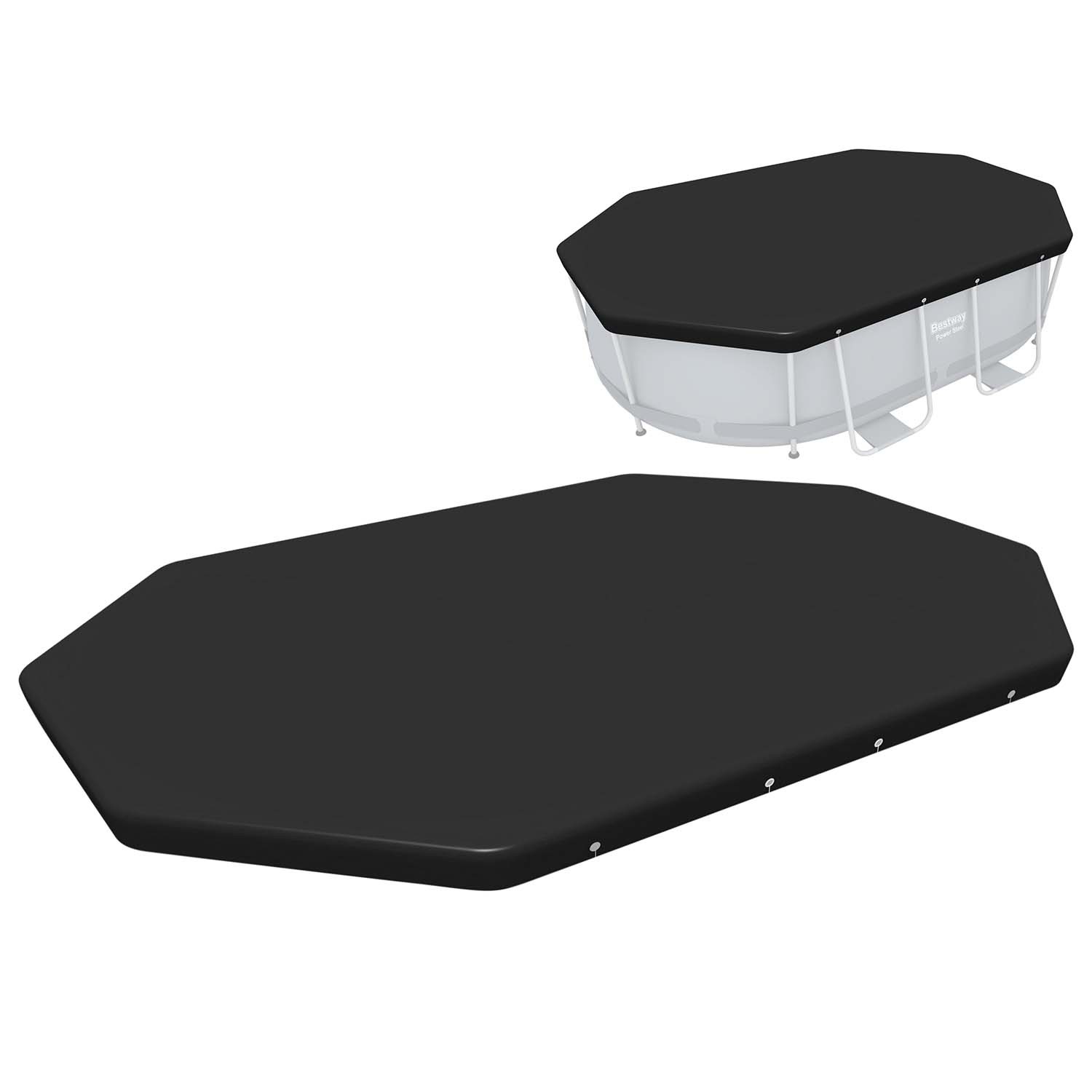 Bestway 58424 soikea uima-altaan suoja 300 x 200 x 84 cm