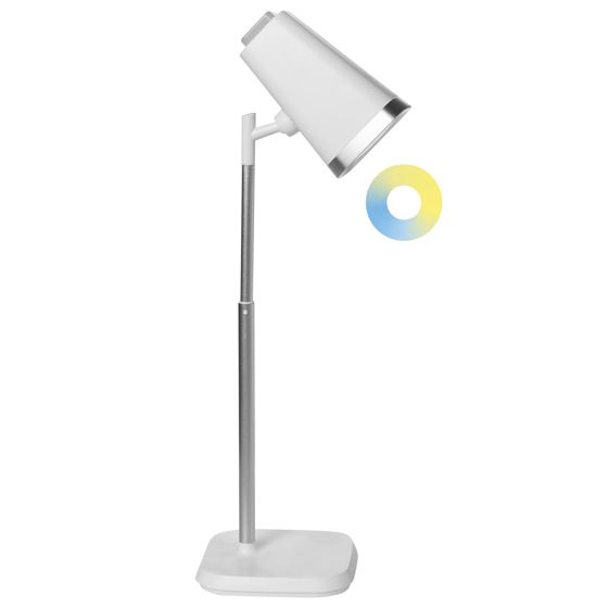 Työpöydän LED-valaisin MUSCA himmentimellä Valkoinen