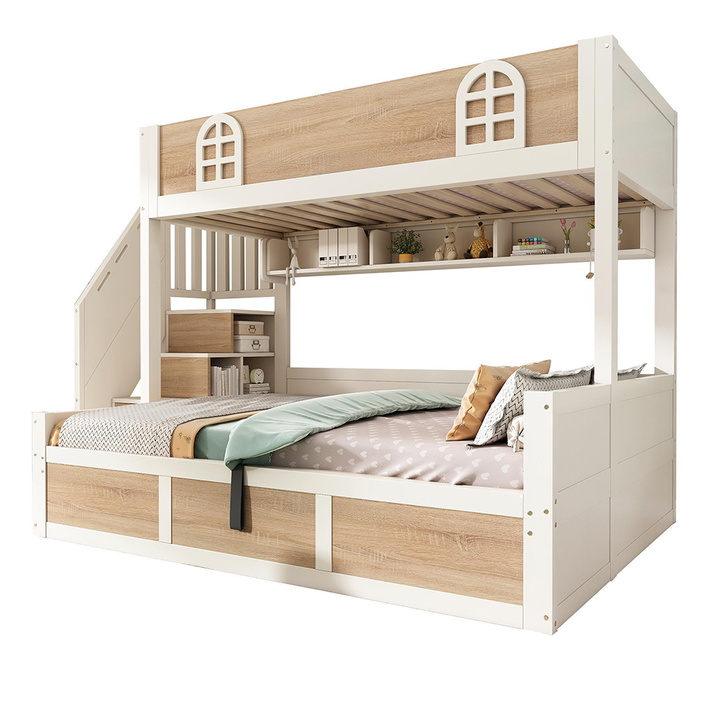 Kerrossänky 90x200 ja 140x200 cm, hydraulisella säilytystilalla, ilman patjaa