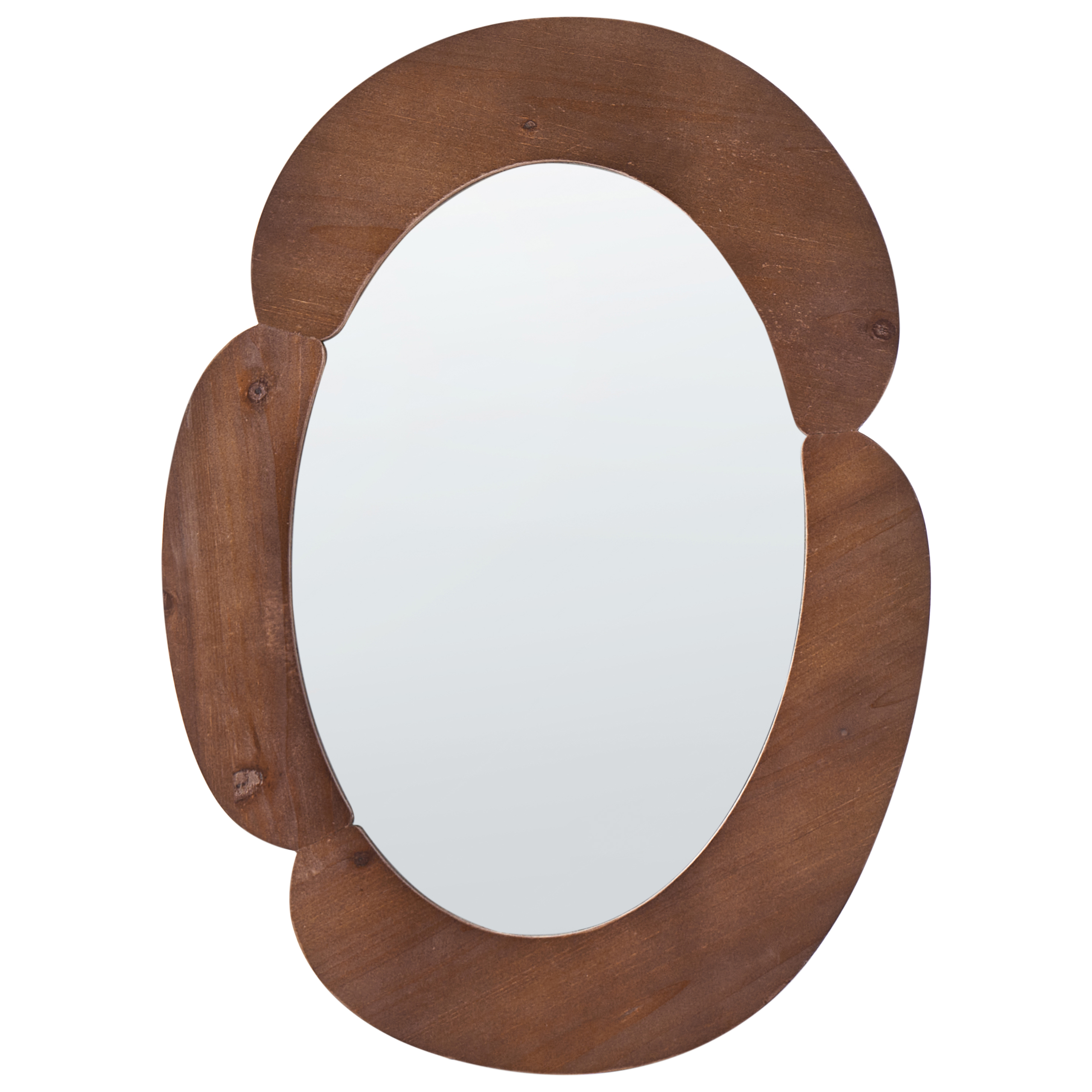 Seinäpeili ALVENA 60 cm 80 cm Tummanruskea