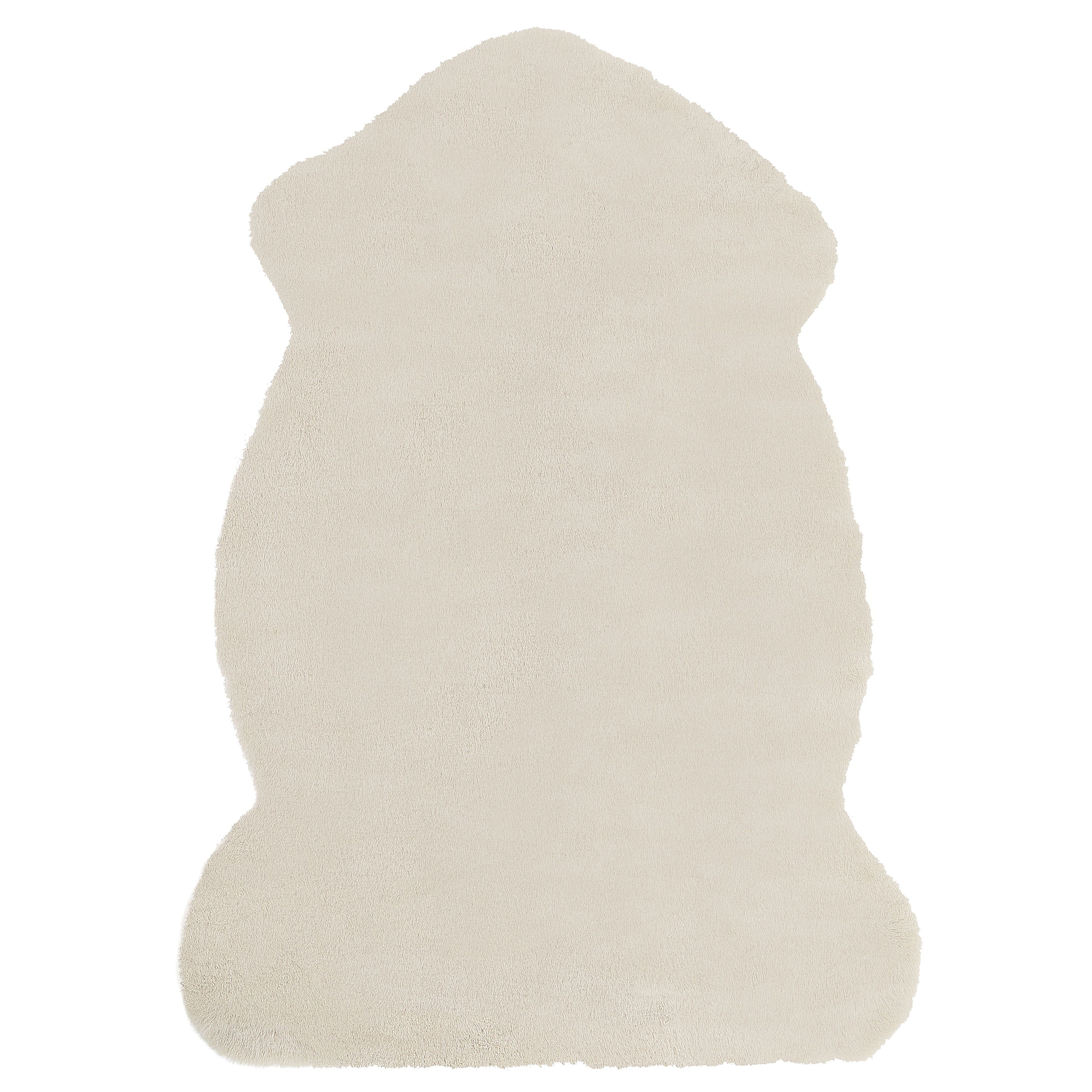 Tekoturkismatto UNDARA Beige 60 x 90 cm