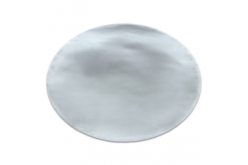 Moderni matto TEDDY NEW dream 47 ympyrä , pehmeä, erittäin paksu hopea