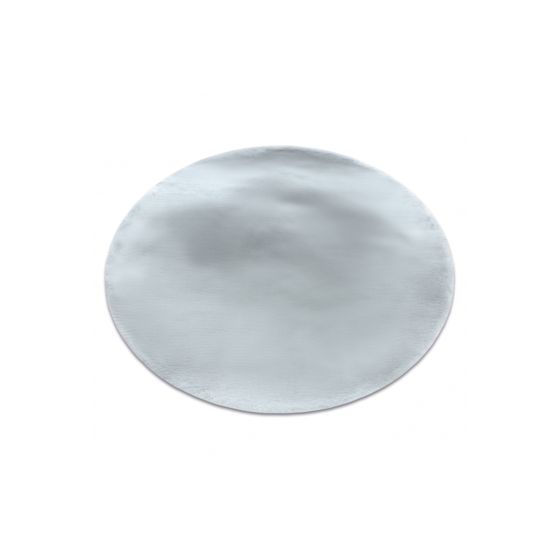 Moderni matto TEDDY NEW dream 47 ympyrä , pehmeä, erittäin paksu hopea