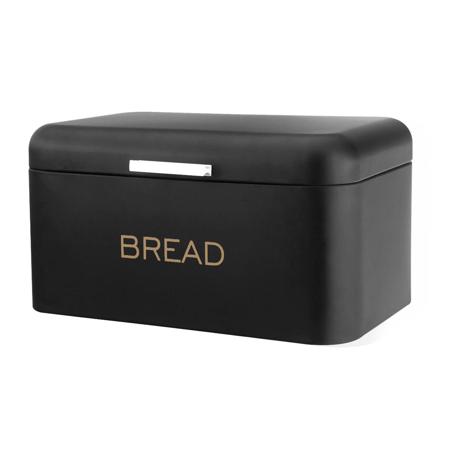 Leipälaatikko alumiinikahvalla, 34x20x18cm, suuri tilavuus