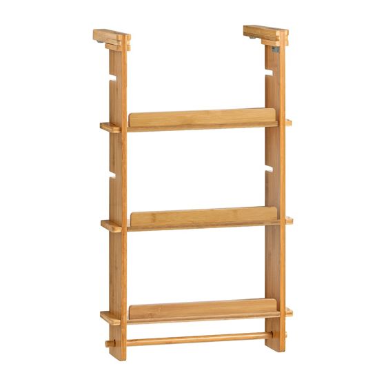 SoBuy Ripustettava Hylly Bambupuusta Luonnollinen KCR03FN
