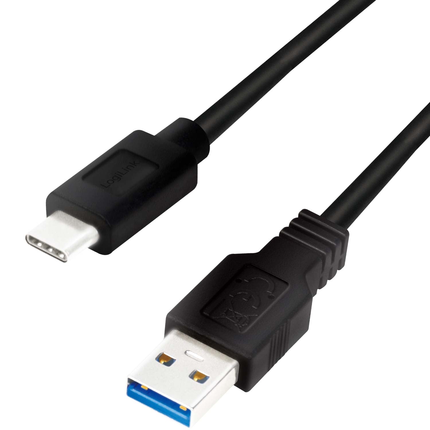 USB-A - USB-C-kaapeli USB 3.2 Gen1 15W 0,15m