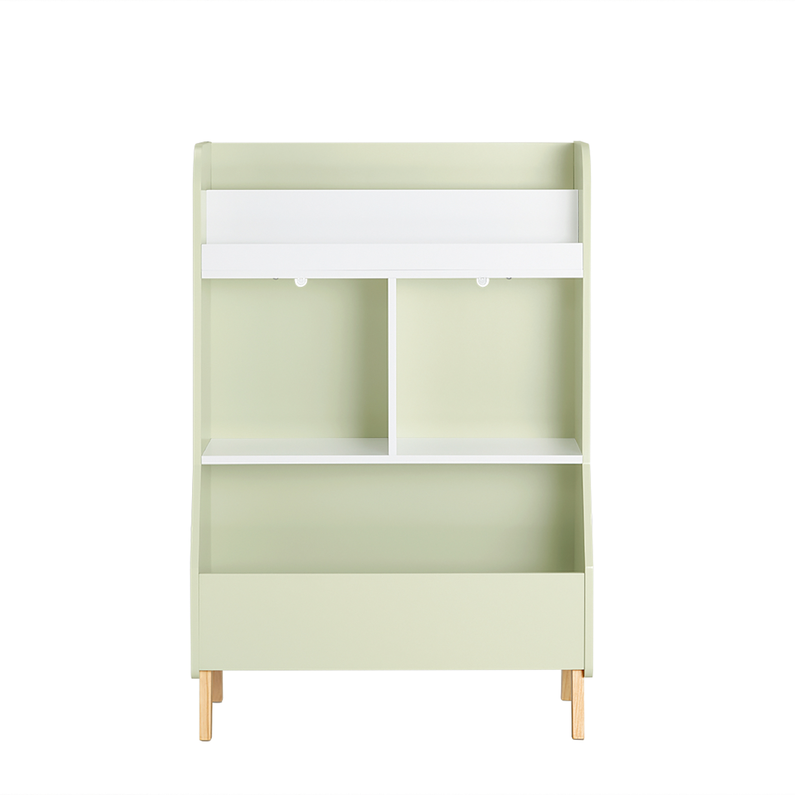 SoBuy Lasten kirjahylly ja lelukaappi kmb90-gr, ekologinen 60x36x89 cm