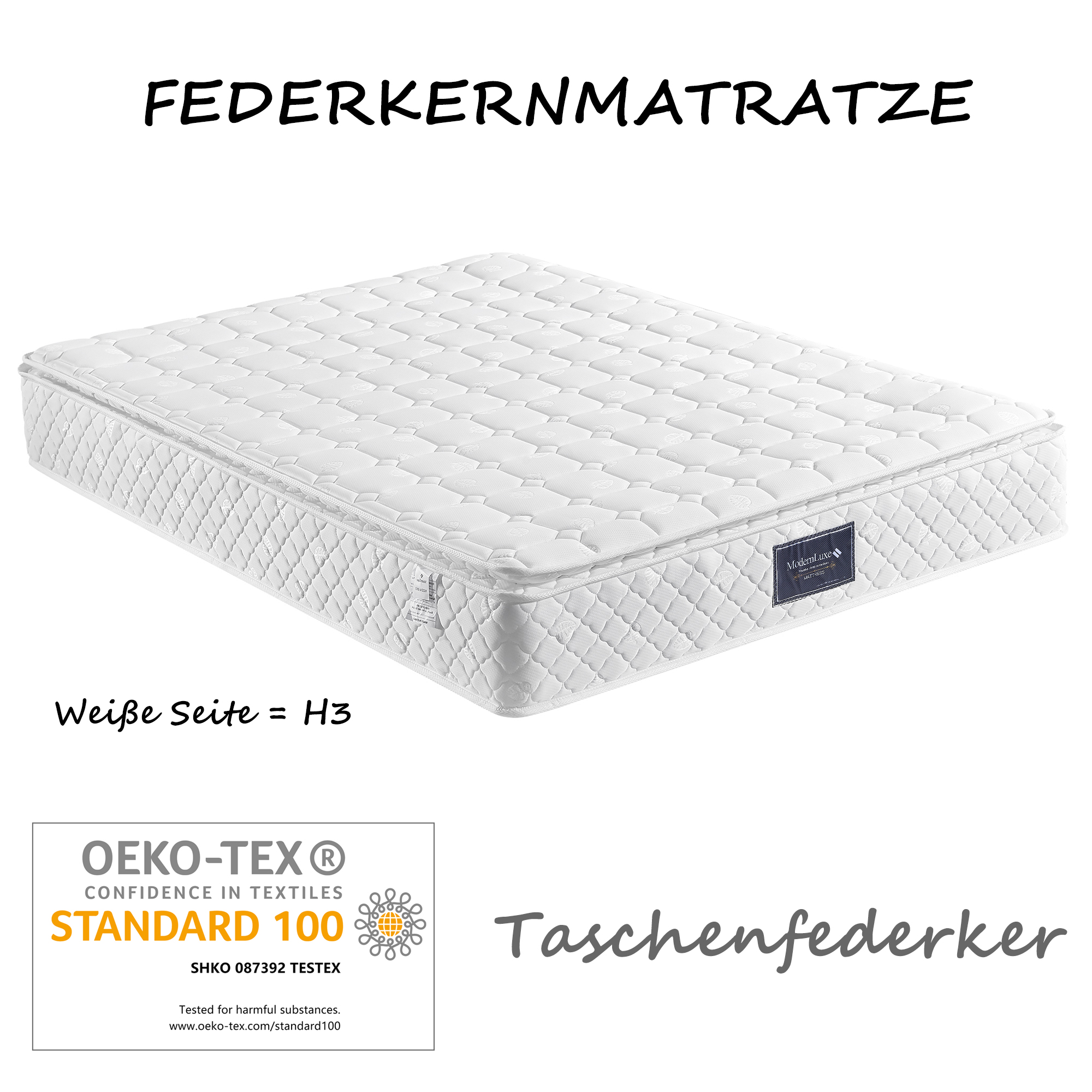 sänky 140x200 cm säädettävä kopfteil LED-valaistus ja USB-lataus beige kangas