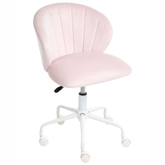 Työtuoli CHEERFUL sametti Pastellipinkki