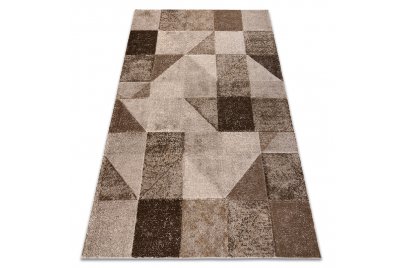 ARCANA 0822 matto beige / ruskea, geometrinen, moderni 140x190 cm