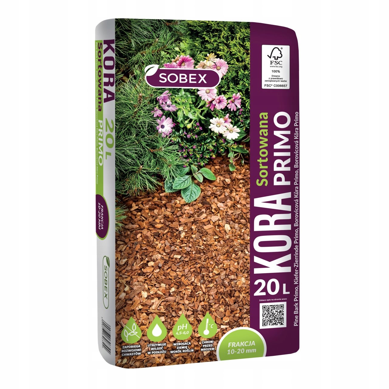 Mäntypuutarha havupuukuori 20L 10-20mm