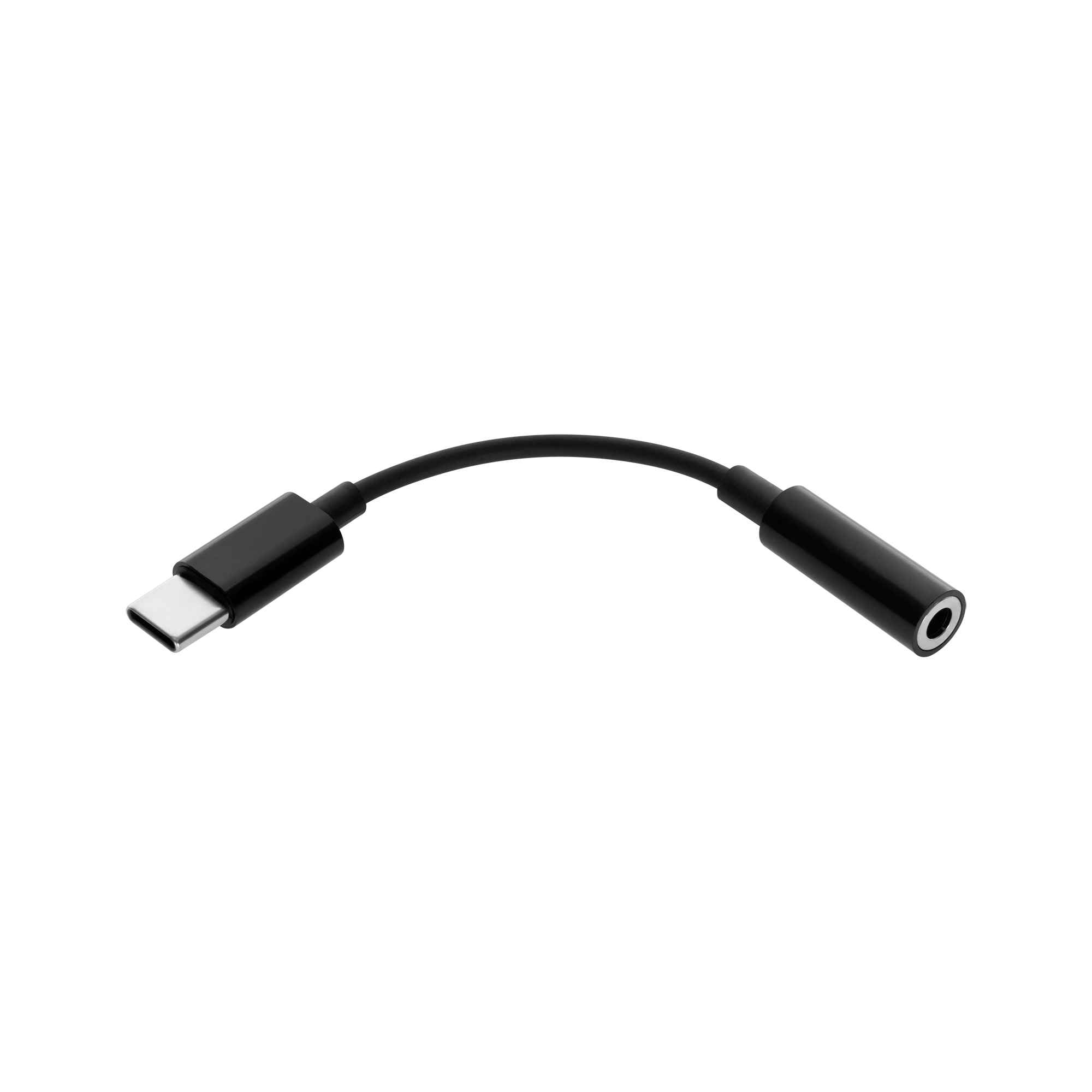 Sovitinkaapeli USB-C Type-C - 3,5-nastainen minijack AUX 15 cm Rebel