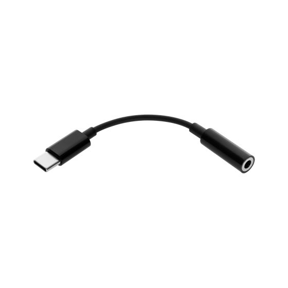 Sovitinkaapeli USB-C Type-C - 3,5-nastainen minijack AUX 15 cm Rebel