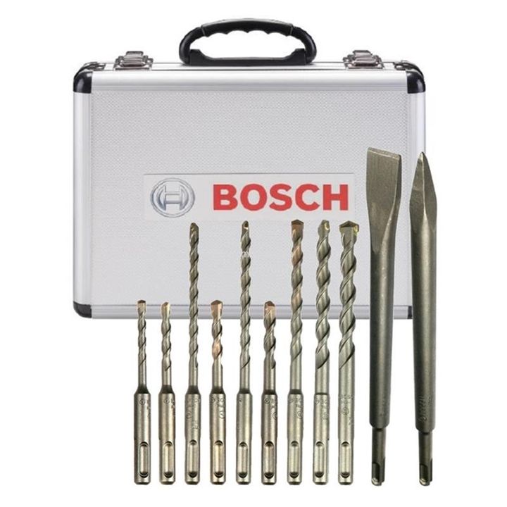 Bosch SDS plus -Poranterä- ja Talttasarja 11 osaa Salkussa