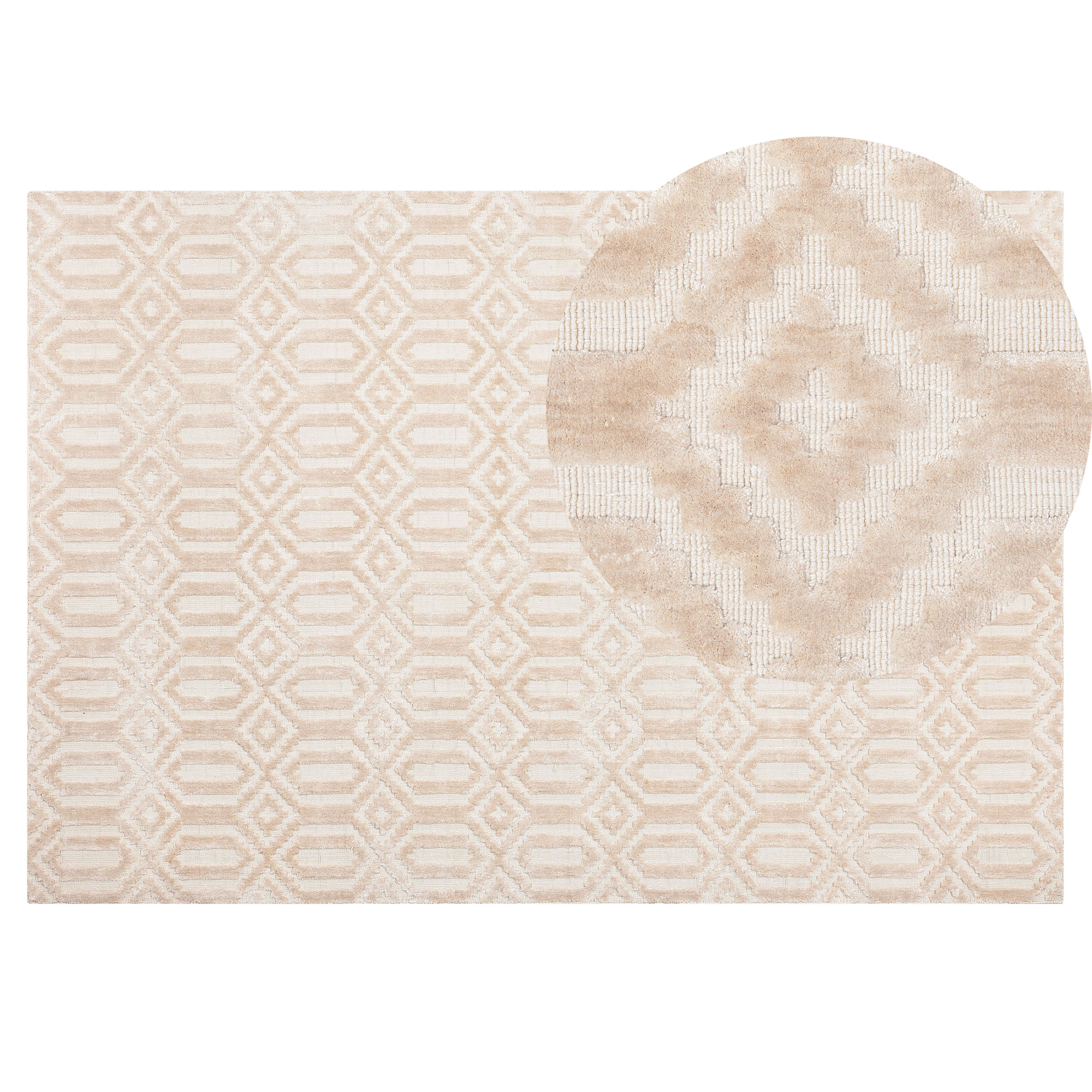 Matto ADATEPE Beige 140 x 200 cm Viskoosi