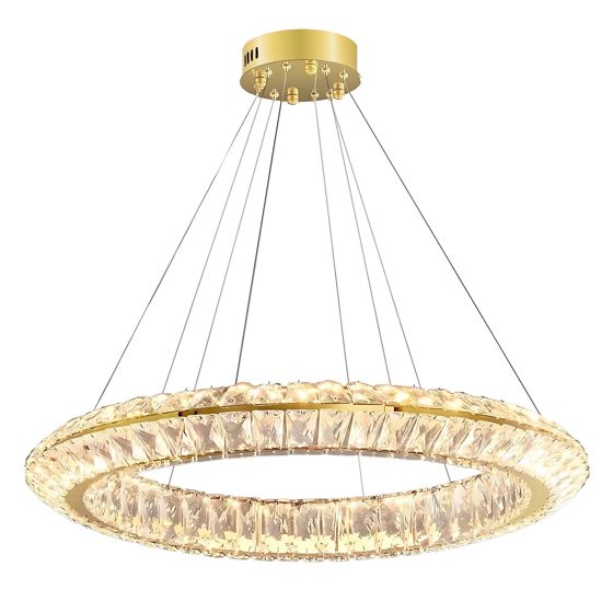 TOOLIGHT riippuva kattovalaisin APP1769-CP kulta, 80x80x95cm