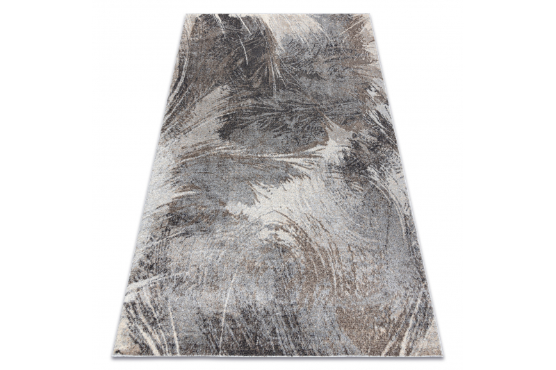 Matto FUSION 9617 tummanharmaa / ruskea - , moderni,