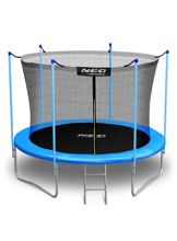 Neo-Sport 183 cm pihatrampoliini sisäverkolla ja tikkailla