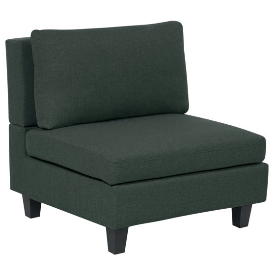 Keskimoduuli UNSTAD kangas Tummanvihreä