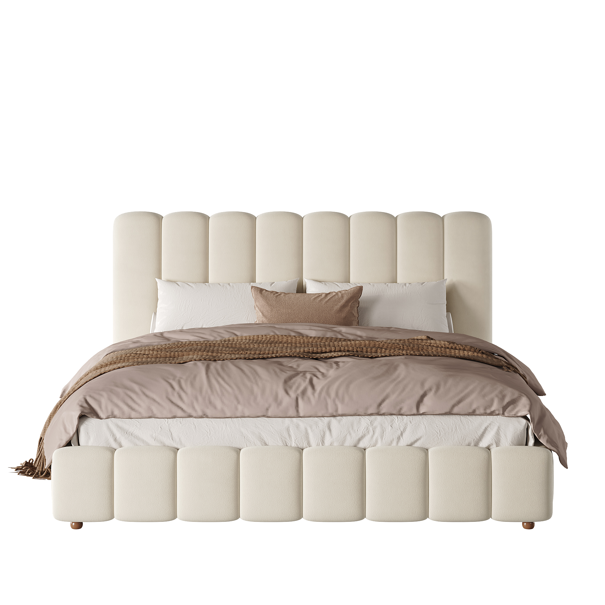 sänky 180x200 cm hydraulinen säilytystila beige sametti