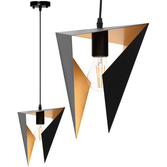 TOOLIGHT riippuva kattovalaisin APP253-1CP musta, 23x17, 5x23cm