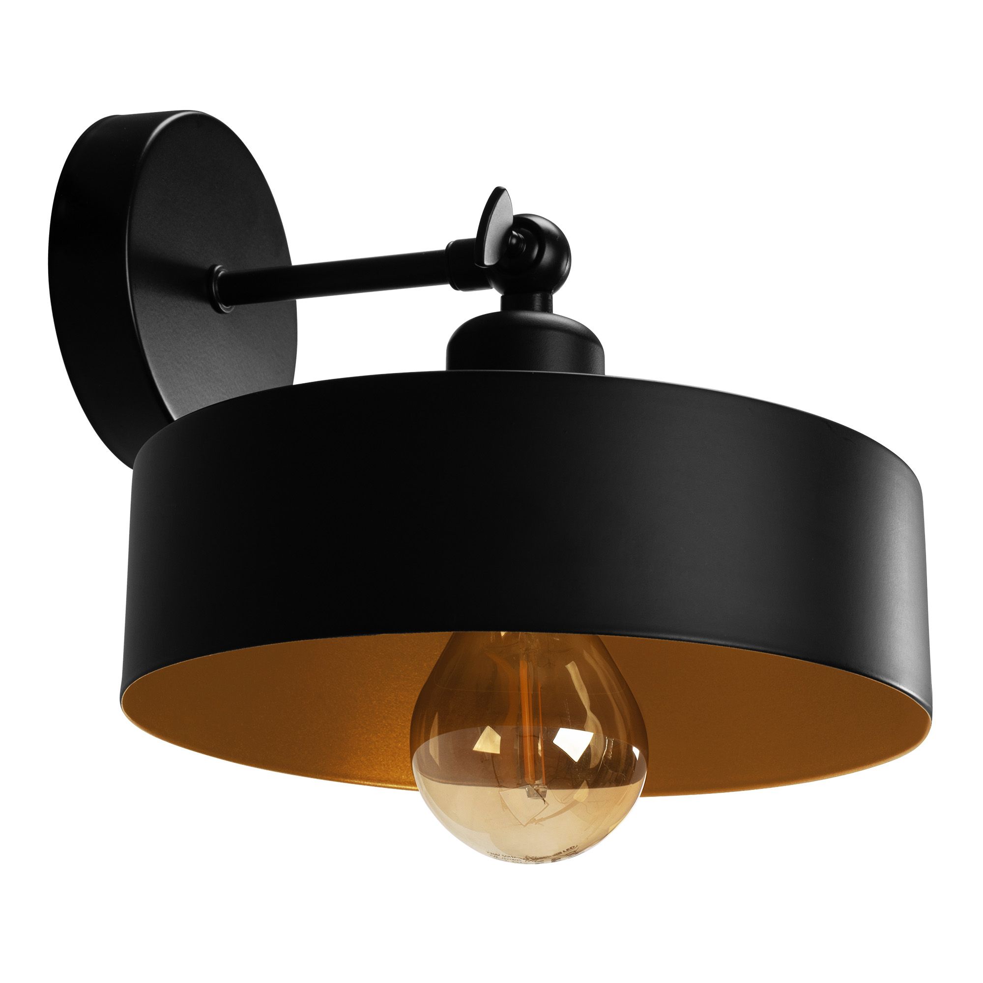 TOOLIGHT seinävalaisin APP1332-1W Musta, 22x20x18cm