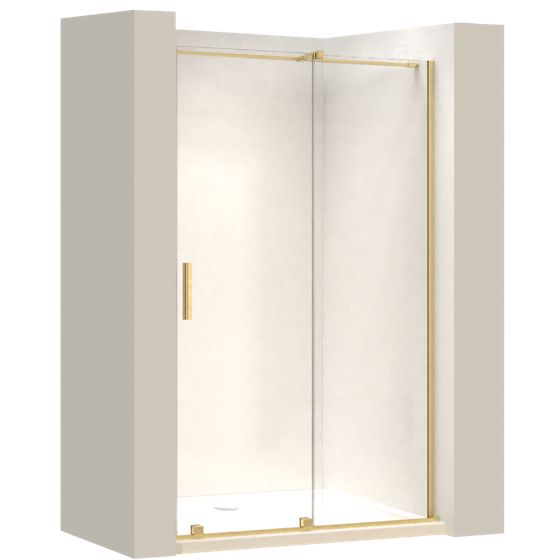 REA suihkuovi MONTANA 100 harjattu kulta, 0,6X100X200CM