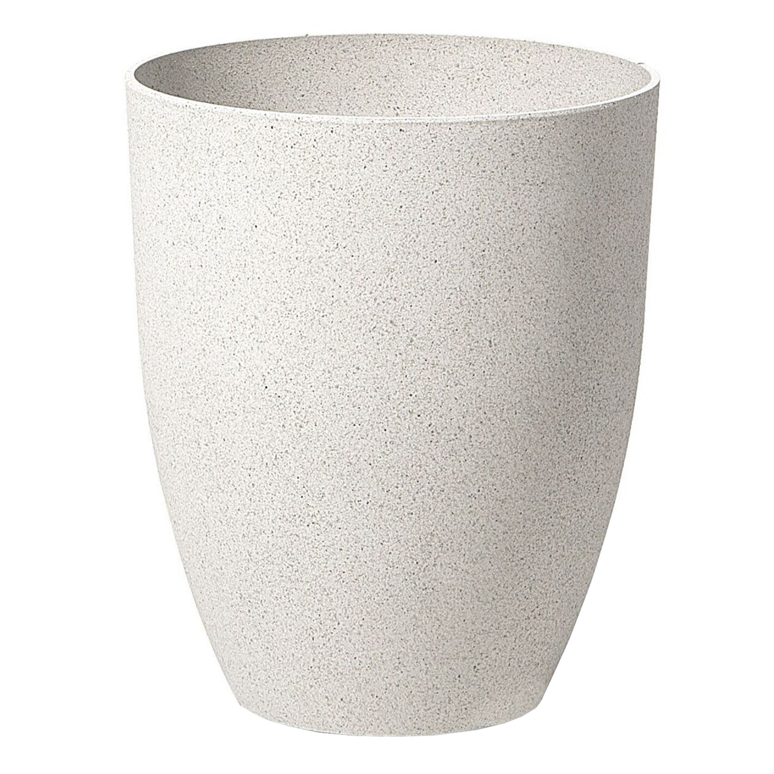 Kukkaruukku CROTON 35 cm Luonnonvalkoinen