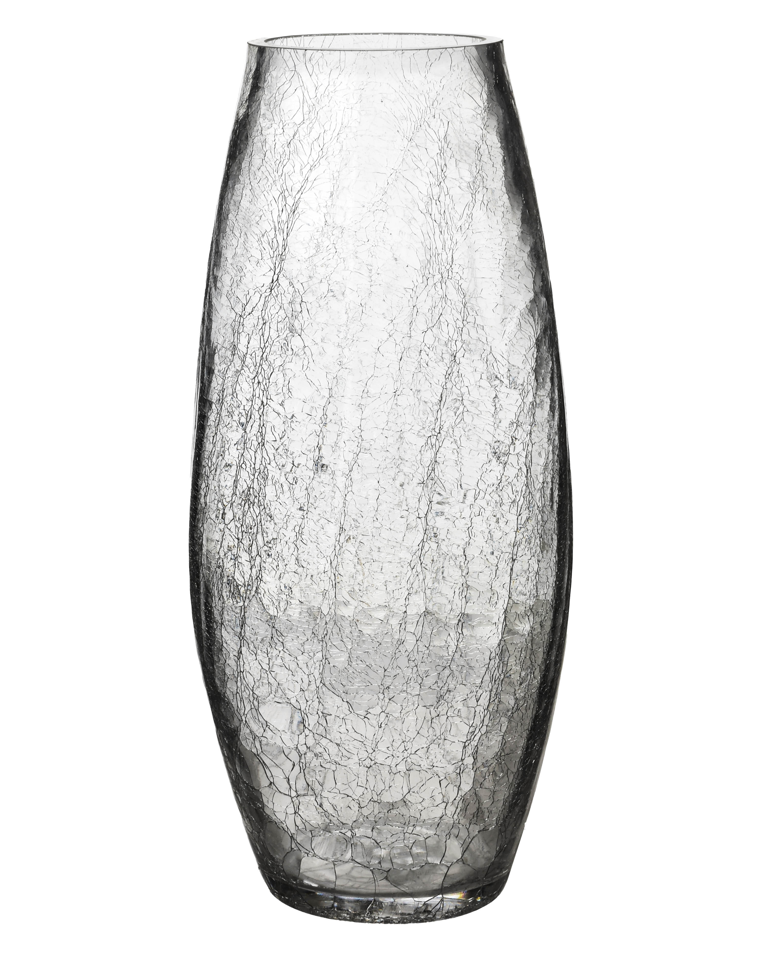 Maljakko SERENITE särö- ja huurrelasia 10x15x35 cm