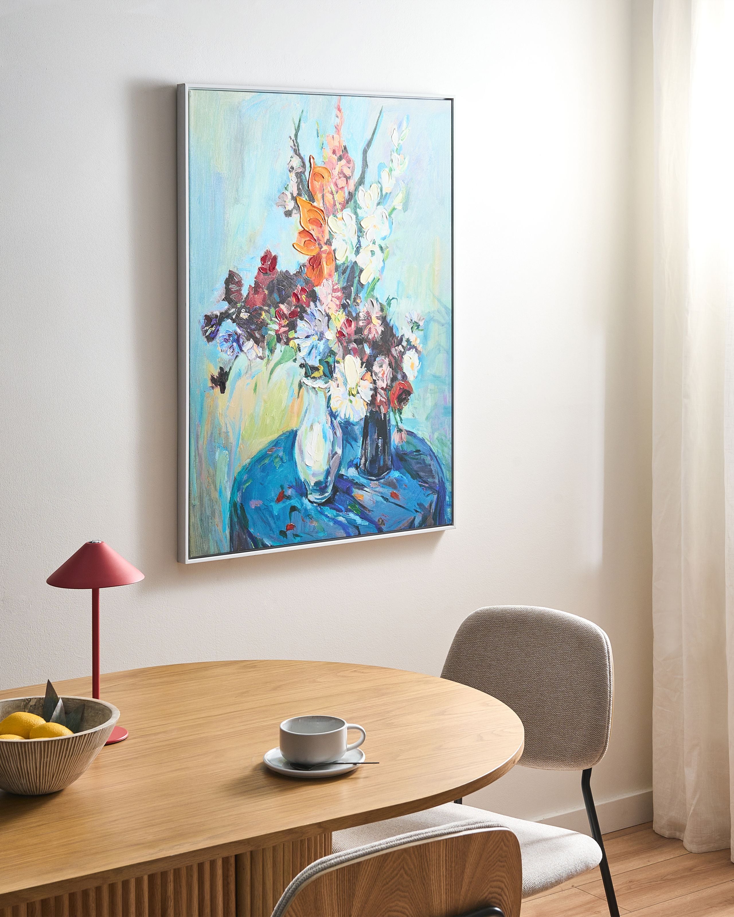 Canvas-taulu KINSALE Kukka-aihe Sininen