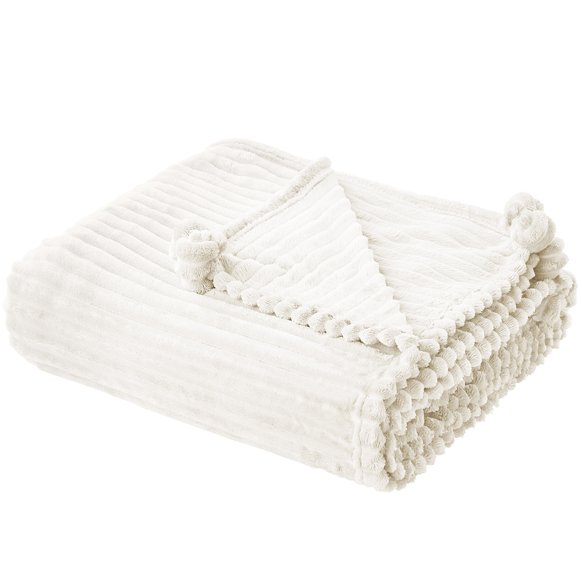 Torkkupeitto KAWERI 150 x 200 cm Valkoinen