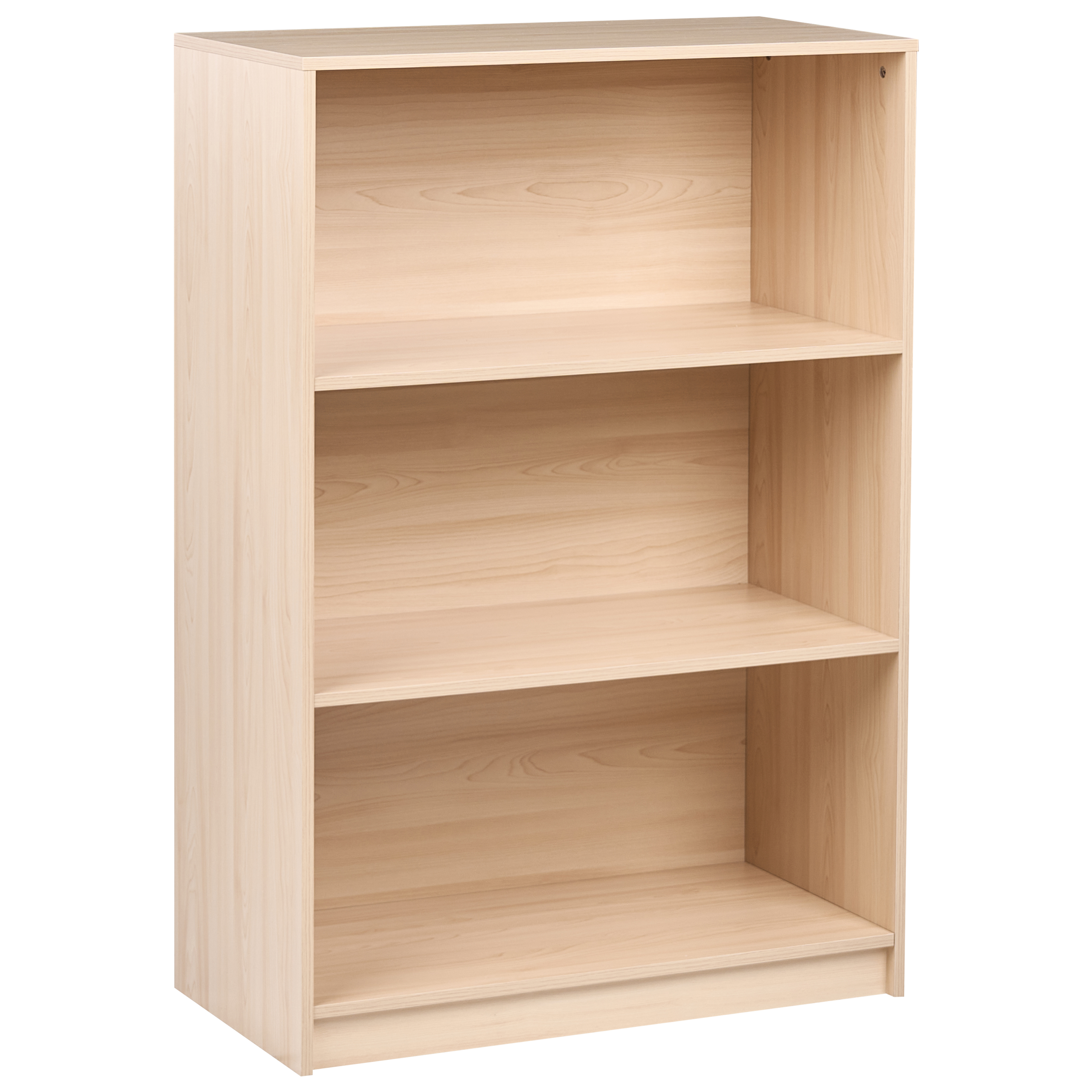 Kirjahylly 3 tasoa ZEHNA 117 cm Vaaleanruskea