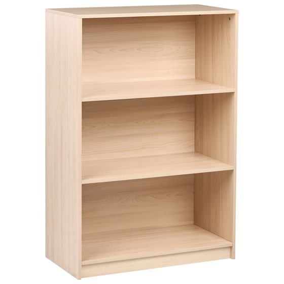 Kirjahylly 3 tasoa ZEHNA 117 cm Vaaleanruskea