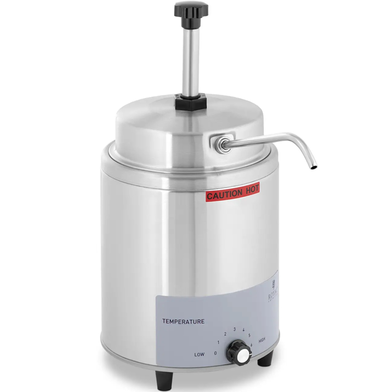 Sähköinen kastikkeenlämmitin pumppuannostelijalla 3,3 l 550 W