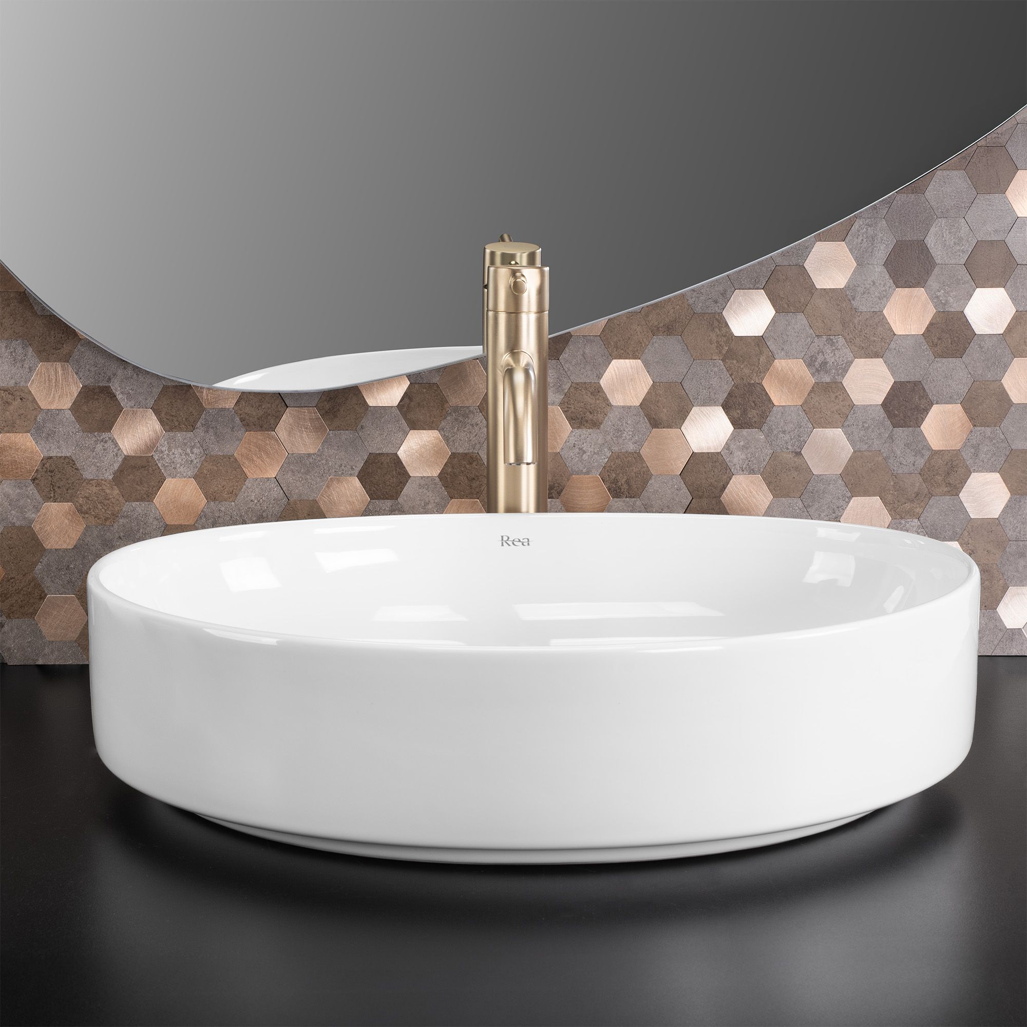 REA Malja-allas SABINA 50 valkoinen, 50X38,5X12CM