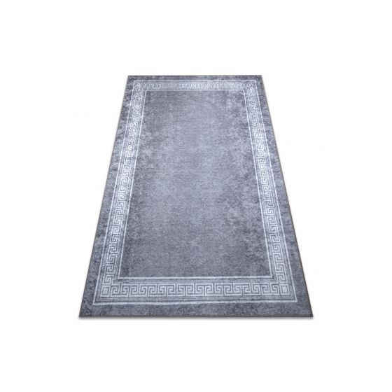 MIRO 51317.807 matto Kehys, kreikkalainen liukumaton - harmaa 200x290 cm