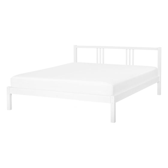 Sänky mänty VANNES 140 x 200 cm Valkoinen