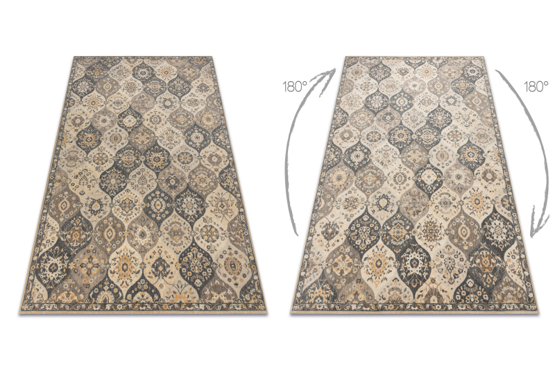 Villamatto LEGEND 468 05 GB500- itämainen, ylellinen beige / harmaa 200x300 cm