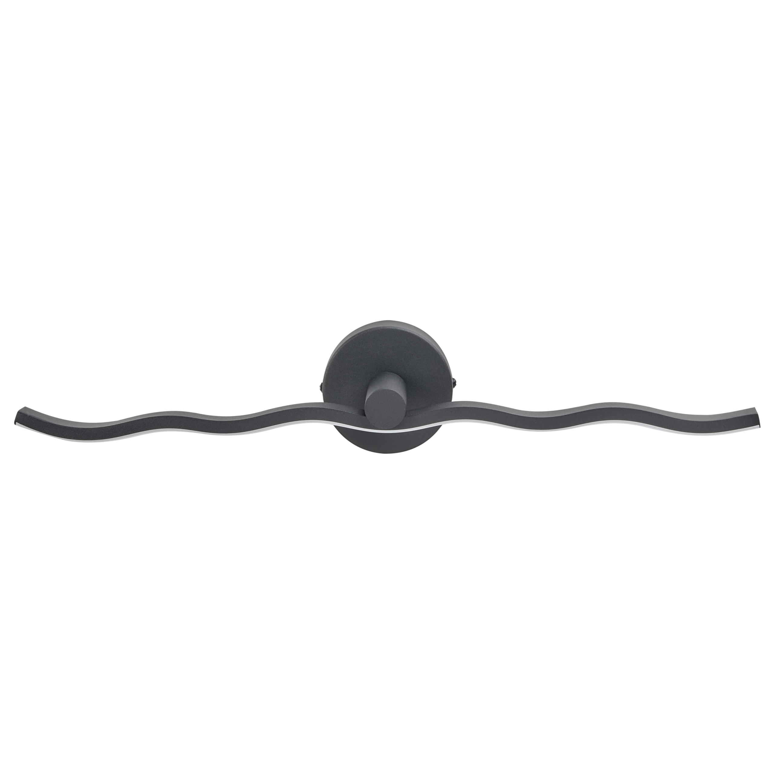 LED-taulu- ja peilivalaisin AILETTE metalli Musta