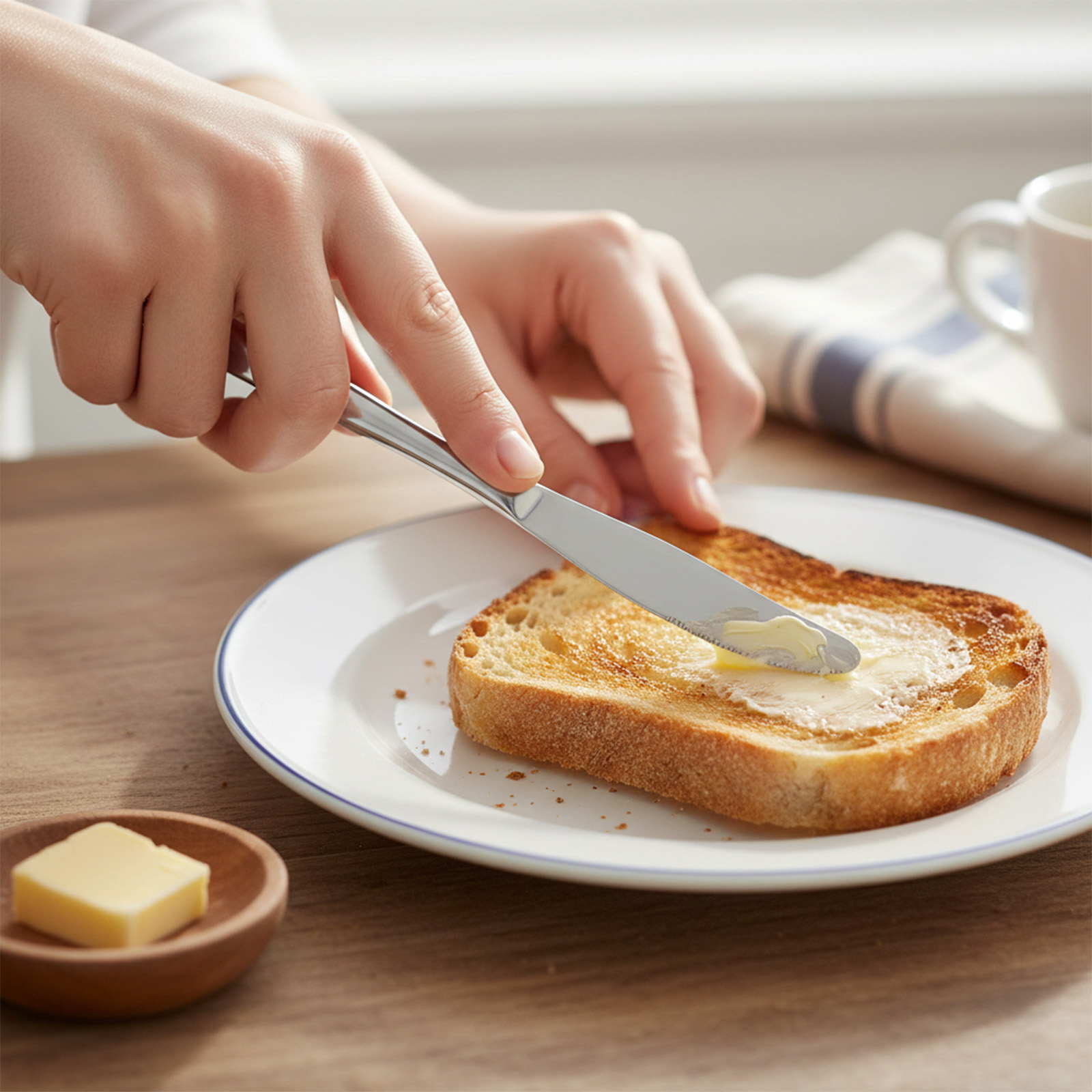 6 kpl pöytäveitsiä 23cm korkealaatuista ruostumatonta terästä