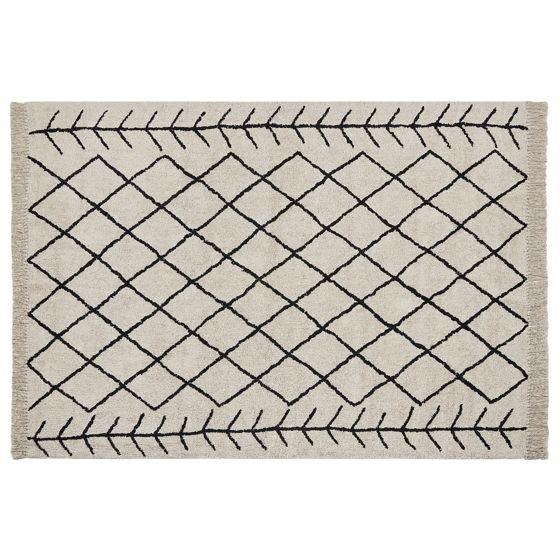 Matto BOZKIR Beige 160 x 230 cm Puuvilla