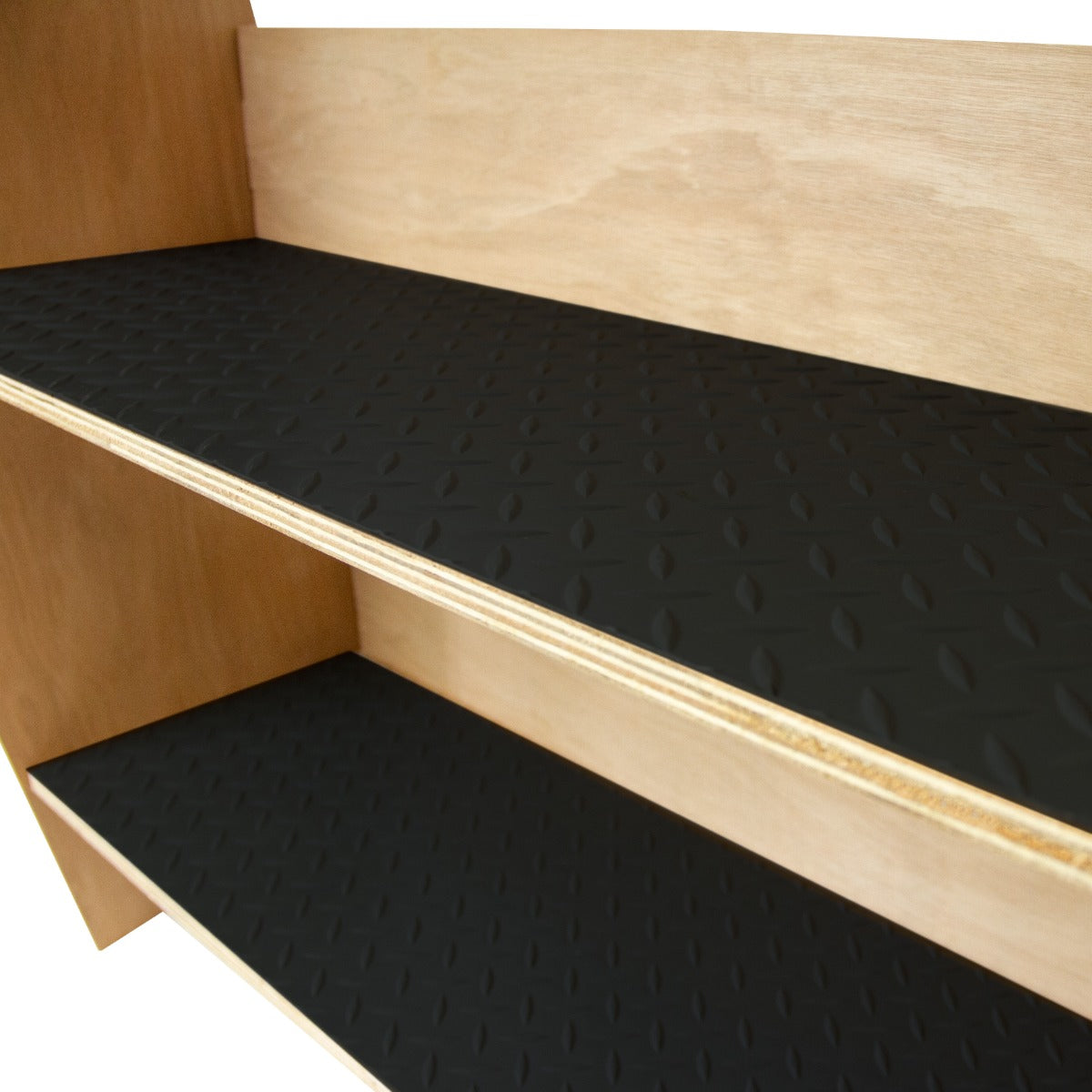 Ford Transit Custom -jakajahyllystö ja työkalulaatikko pakettiauton hyllystöihin