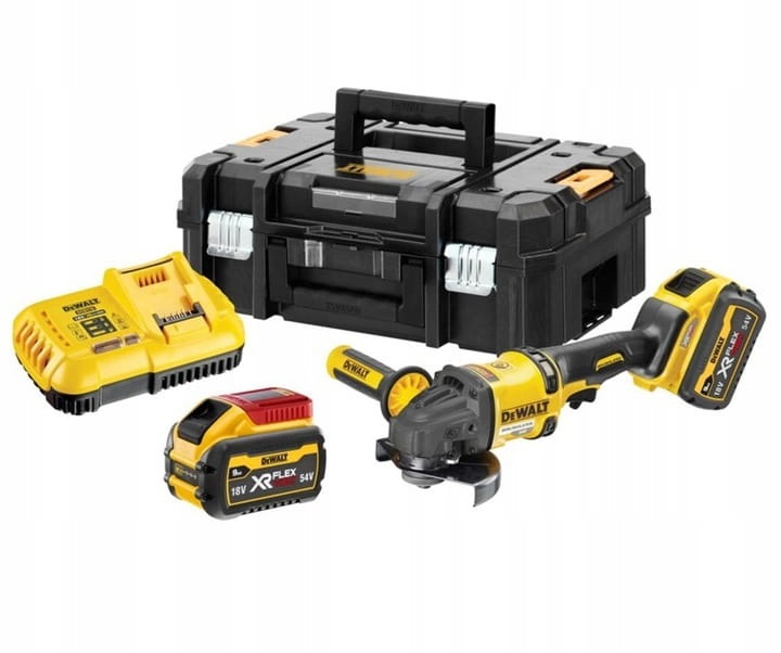DeWalt DCG418X2 XR FLEXVOLT 54V -Akkukulmahiomakone 125 mm 2x 9,0 Ah