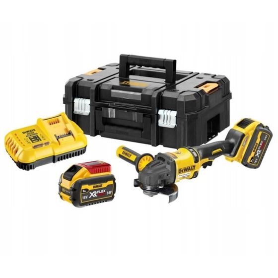 DeWalt DCG418X2 XR FLEXVOLT 54V -Akkukulmahiomakone 125 mm 2x 9,0 Ah