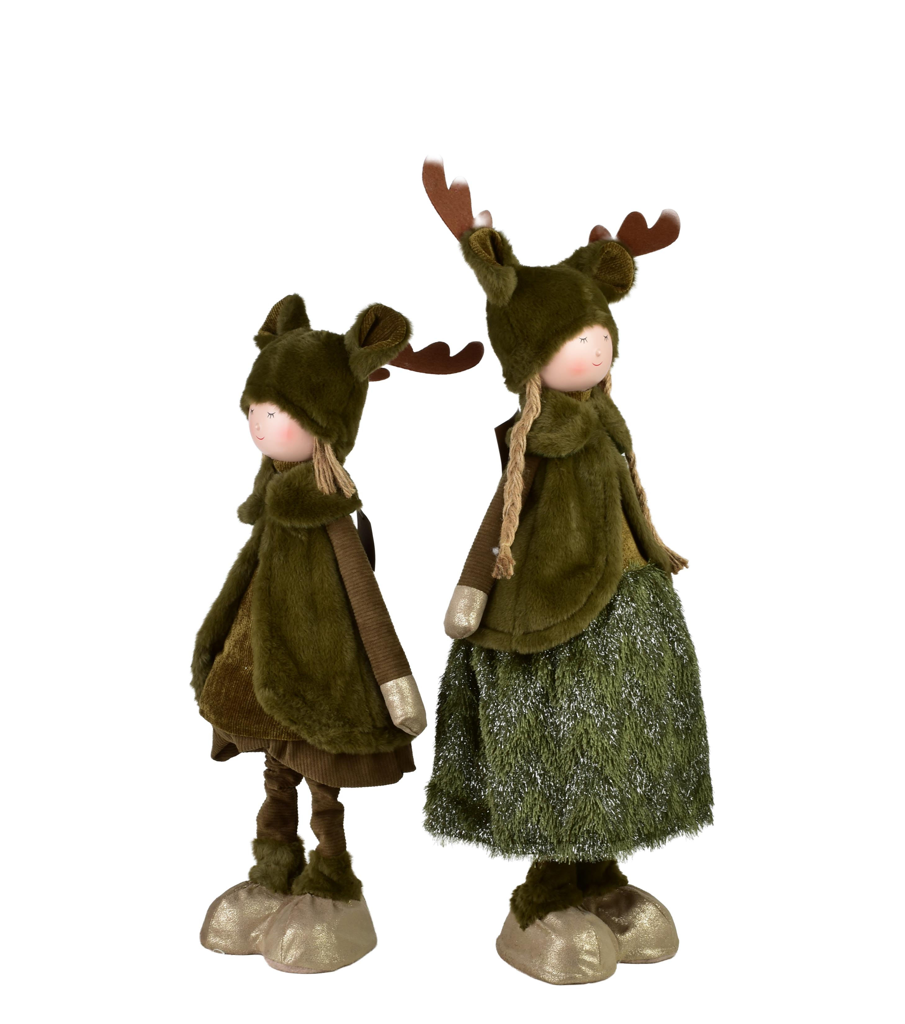 Teleskooppinen pehmohahmo SANTA LILA, monivärinen, 22x19x67/103 cm