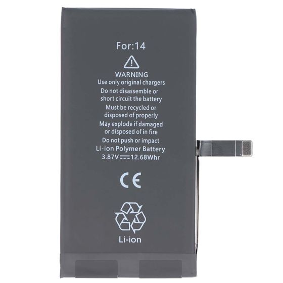 Akku älypuhelimeen iPhone 14 Li-polymeeri 3279mAh 3.87V 12.68Wh
