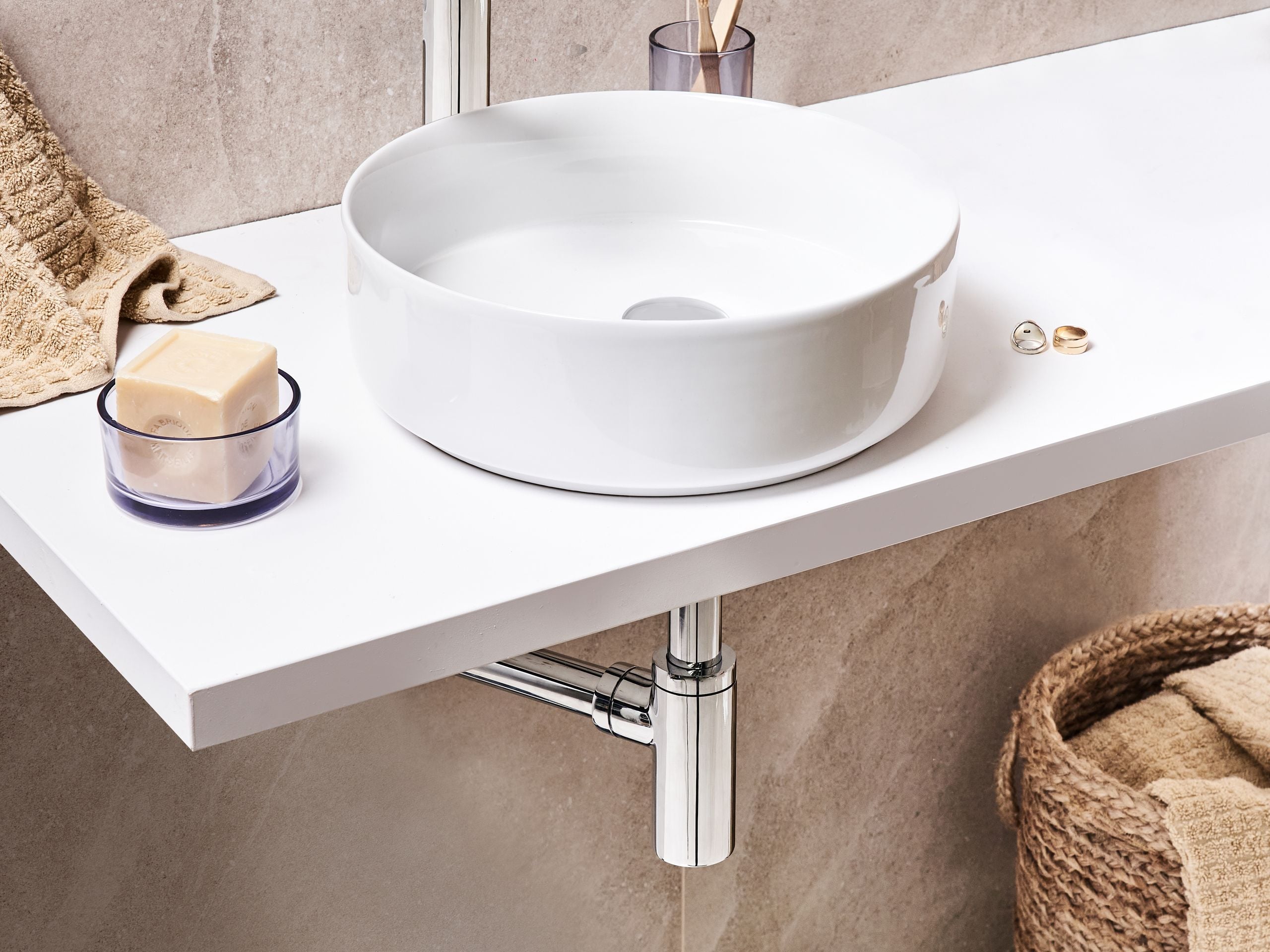 Pullovesilukko napsautettavalla pohjaventtiilillä MAFREDI messinki Hopea