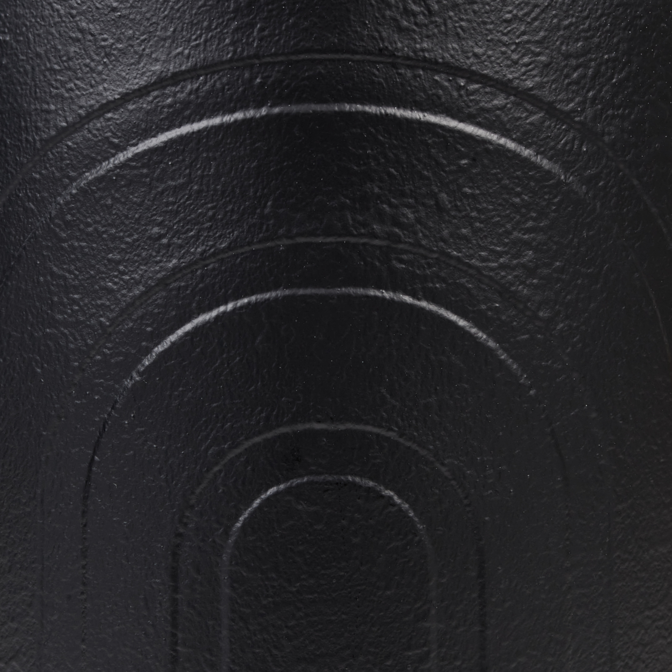 Korotettu kukkaruukku SEROTINA metalli 32 cm Musta