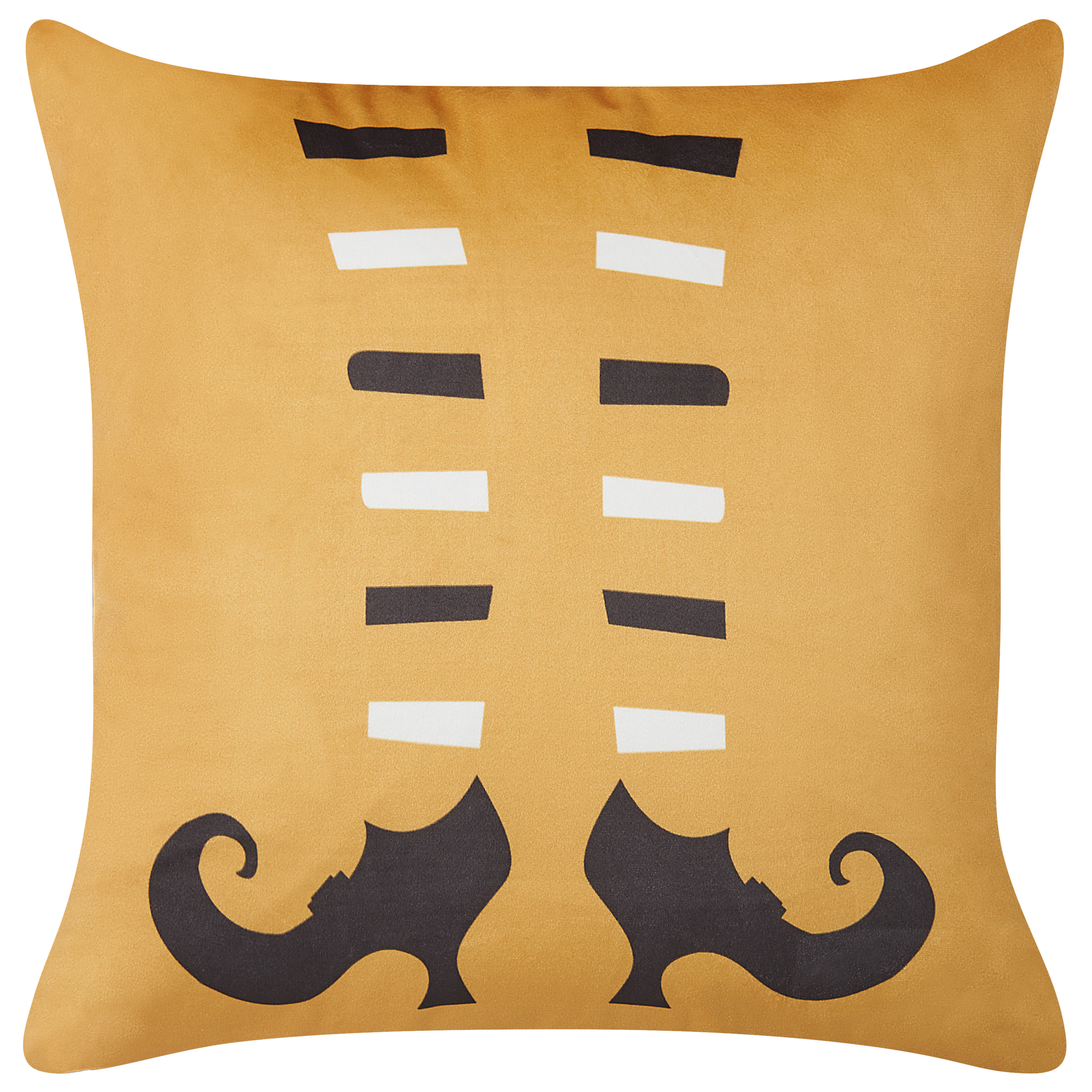 Koristetyyny COVASNA sametti 45 x 45 cm Oranssi Abstrakti kuvio